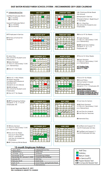 2019-2020-ebr-school-calendar-released-cedarcrest-southmoor